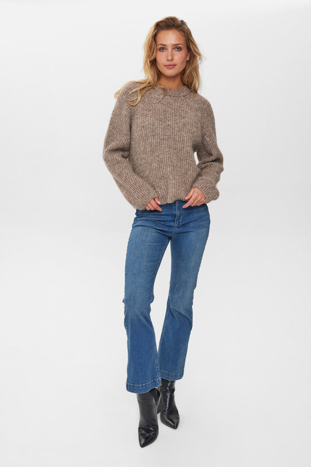 NUZINDI PULLOVER  - Fossil Melange