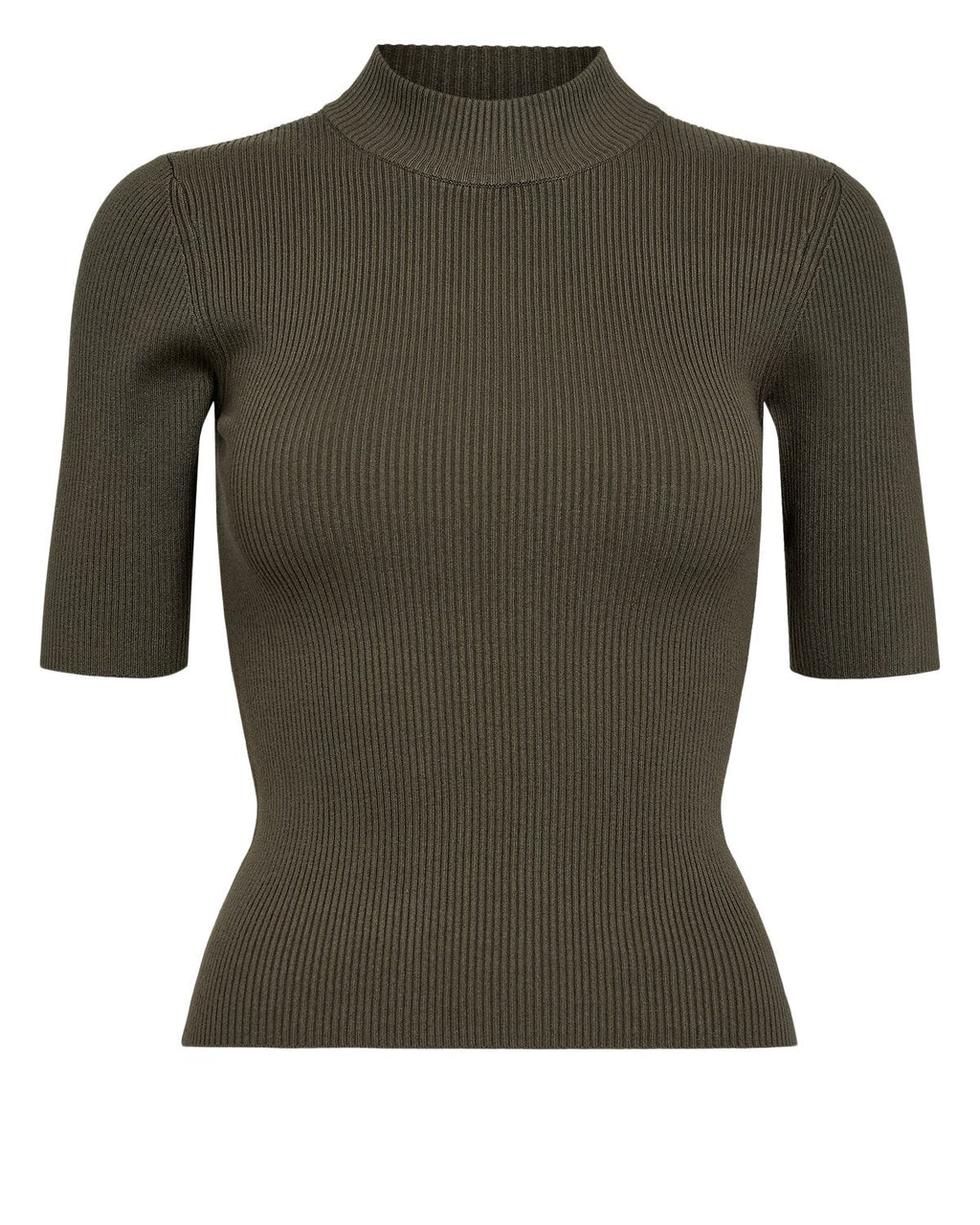 NUBIA SS PULLOVER CROPPED - Grape leaf