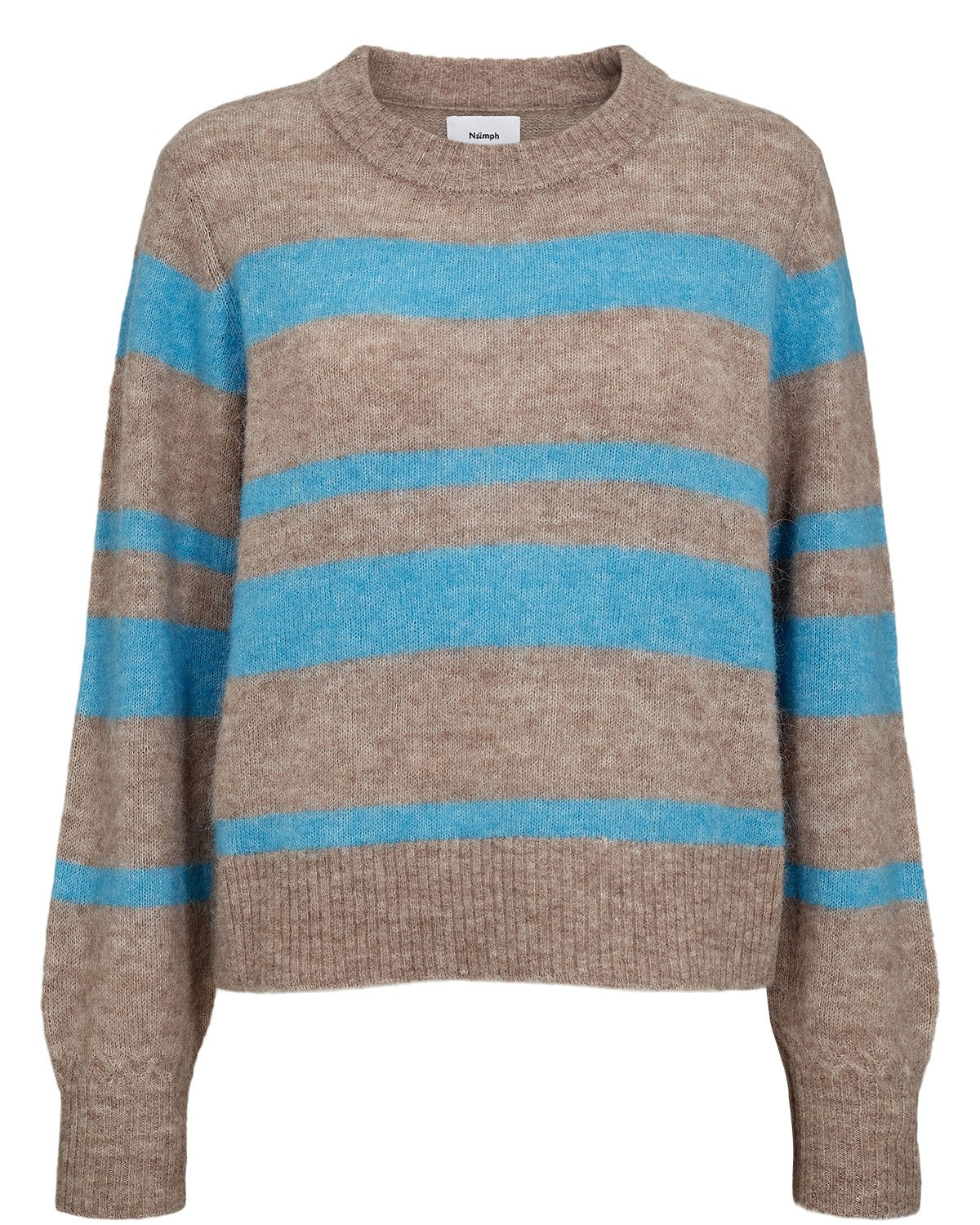 NURIETTE WIDE STRIPE PULLOVER - Aquarius
