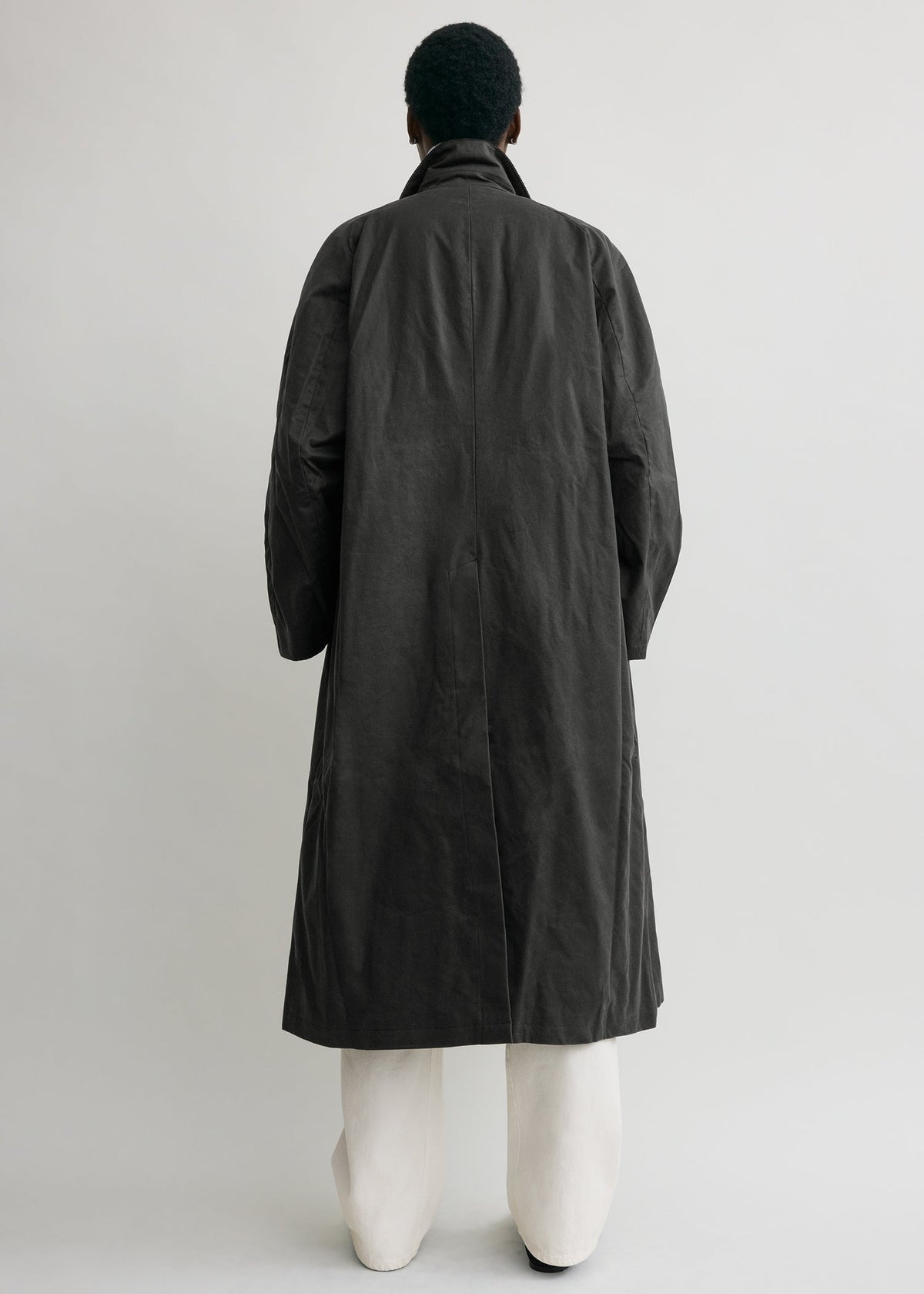 Country coat washed black